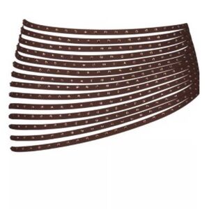 Skims NWT Rhinestone swim skirt Brown size S